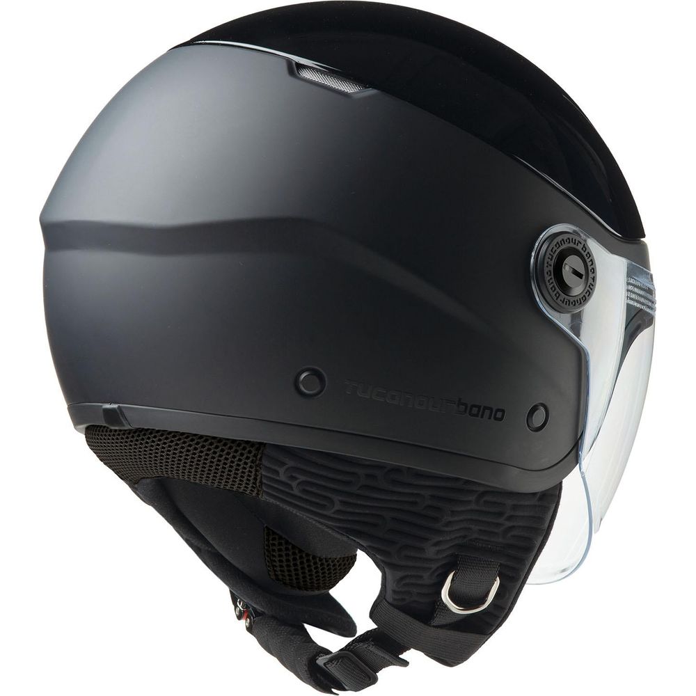 Tucano Urbano EL'Pop Open Face Helmet Matt Coal Grey (Image 3) - ThrottleChimp