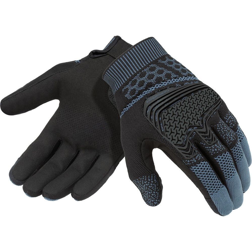 Tucano Urbano Supermano Summer Gloves Black / Light Blue FREE 1 YEAR Returns, FREE UK Delivery | ThrottleChimp