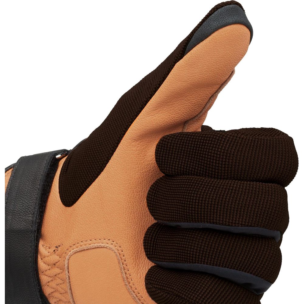 Tucano Urbano Eden Summer Leather Gloves Brown (Image 4) - ThrottleChimp