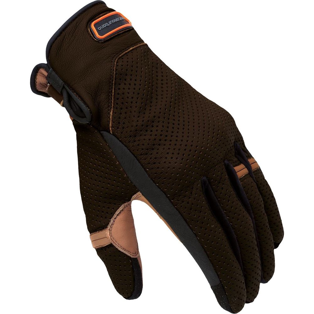 Tucano Urbano Elisio Summer Leather Gloves Brown / Cookies (Image 2) - ThrottleChimp