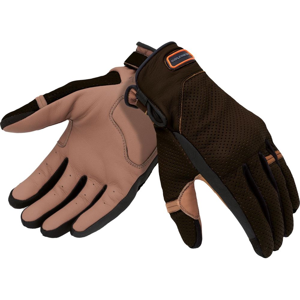 Tucano Urbano Elisio Summer Leather Gloves Brown / Cookies - ThrottleChimp