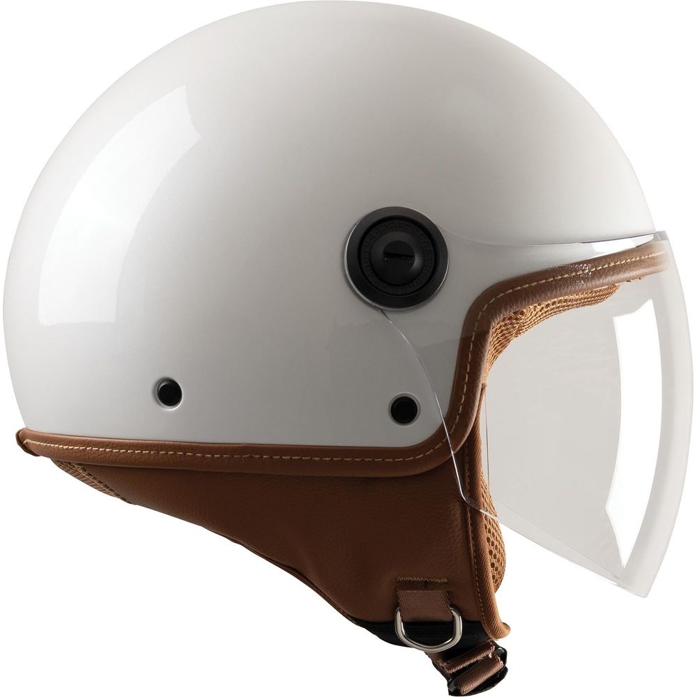 Tucano Urbano EL'Jettin 6.0 Open Face Helmet Glossy Pearl White