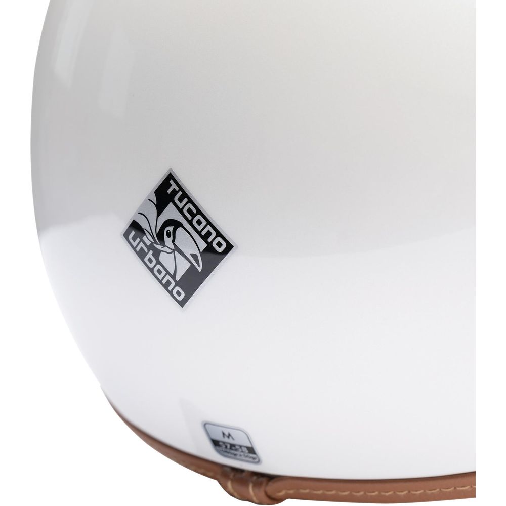 Tucano Urbano EL'Jettin 6.0 Open Face Helmet Glossy Pearl White