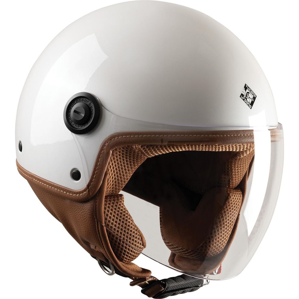 Tucano Urbano EL'Jettin 6.0 Open Face Helmet Glossy Pearl White