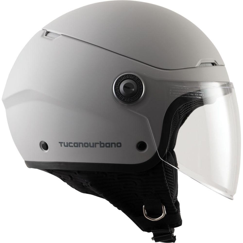 Tucano Urbano EL'Pop Open Face Helmet Matt Light Grey