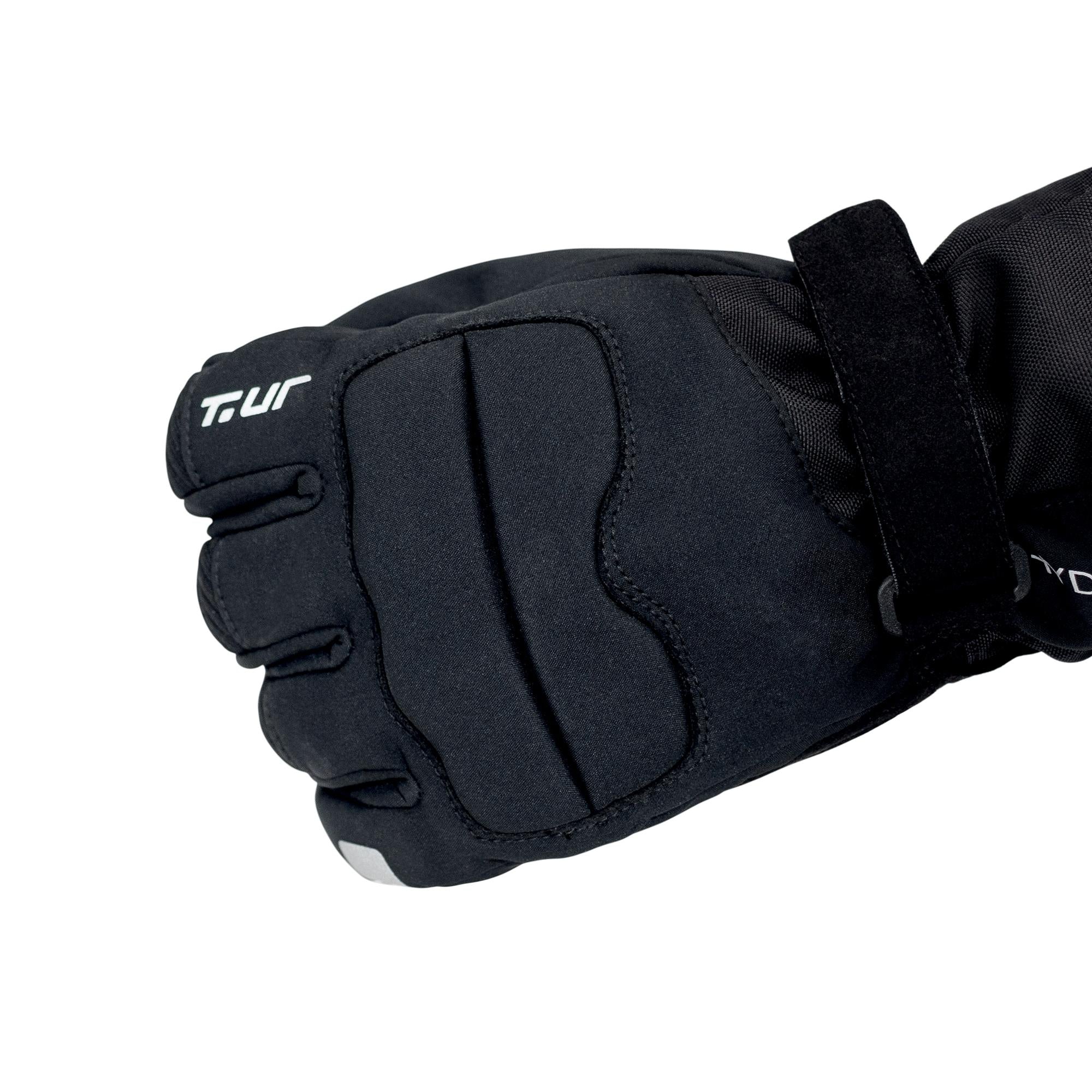 T.UR G-Two Hydroscud Waterproof Ladies Winter Gloves Black FREE 1 YEAR Returns, FREE UK Delivery | ThrottleChimp