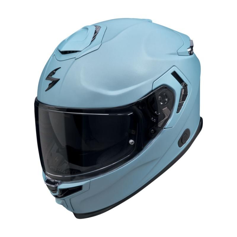 Scorpion EXO-GT SP Air Full Face Helmet Matt Blue FREE 1 YEAR Returns, FREE UK Delivery | ThrottleChimp