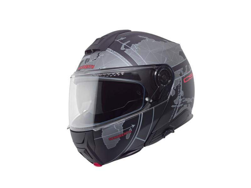 Schuberth C5 Flip-Up Helmet Globe Black FREE 1 YEAR Returns, FREE UK Delivery | ThrottleChimp