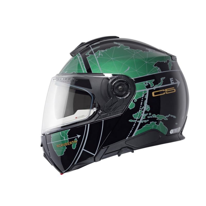 Schuberth C5 Flip-Up Helmet Globe Green