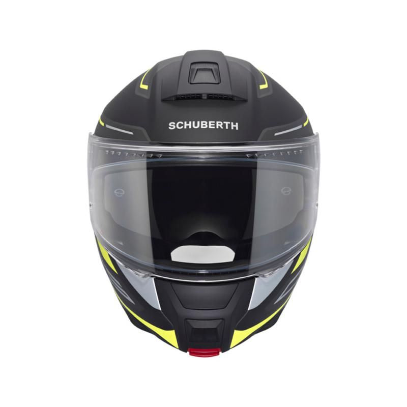 Schuberth C5 Flip-Up Helmet Omega Yellow FREE 1 YEAR Returns, FREE UK Delivery | ThrottleChimp