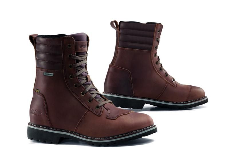 Falco Union Leather Boots Brown FREE 1 YEAR Returns, FREE UK Delivery | ThrottleChimp