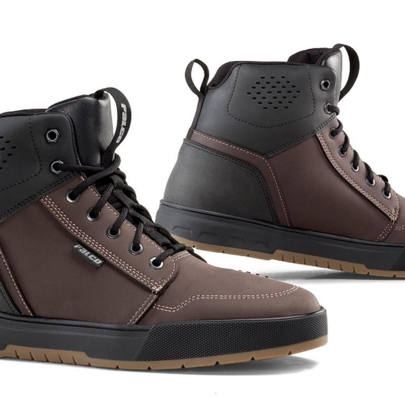 Falco Patrol 2 Leather Boots Brown FREE 1 YEAR Returns, FREE UK Delivery | ThrottleChimp