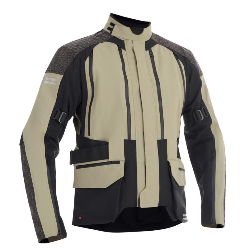 Halvarssons Dalen Textile Jacket Khaki / Black FREE 1 YEAR Returns, FREE UK Delivery | ThrottleChimp