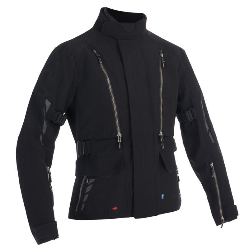 Halvarssons Vinvallen Textile Jacket Black FREE 1 YEAR Returns, FREE UK Delivery | ThrottleChimp