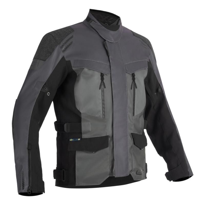 Lindstrands Storbo Textile Jacket Dark Grey FREE 1 YEAR Returns, FREE UK Delivery | ThrottleChimp