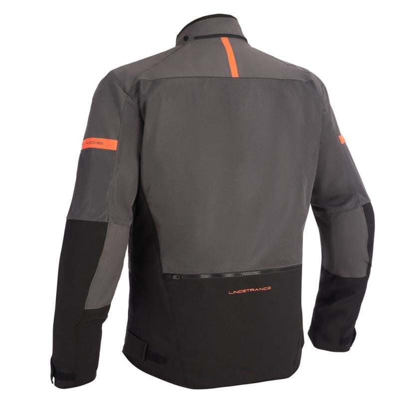 Lindstrands Rexbo V2 Textile Jacket Grey / Red FREE 1 YEAR Returns, FREE UK Delivery | ThrottleChimp