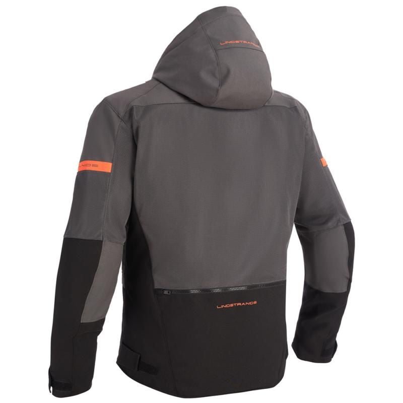 Lindstrands Rexbo V2 Textile Jacket Grey / Red FREE 1 YEAR Returns, FREE UK Delivery | ThrottleChimp