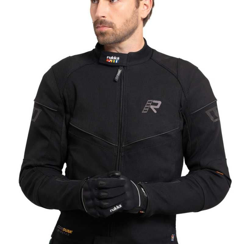 Rukka Air Karvik Textile Jacket Black FREE 1 YEAR Returns, FREE UK Delivery | ThrottleChimp