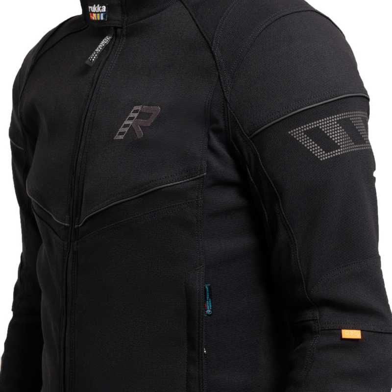 Rukka Air Karvik Textile Jacket Black FREE 1 YEAR Returns, FREE UK Delivery | ThrottleChimp