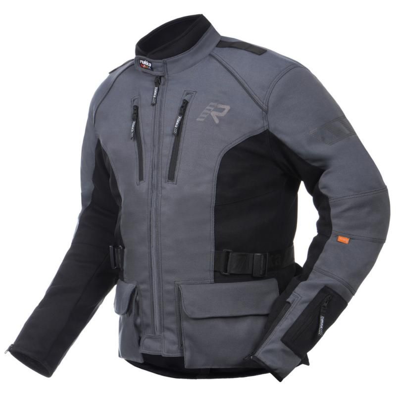 Rukka Air Vihti Textile Jacket Grey FREE 1 YEAR Returns, FREE UK Delivery | ThrottleChimp