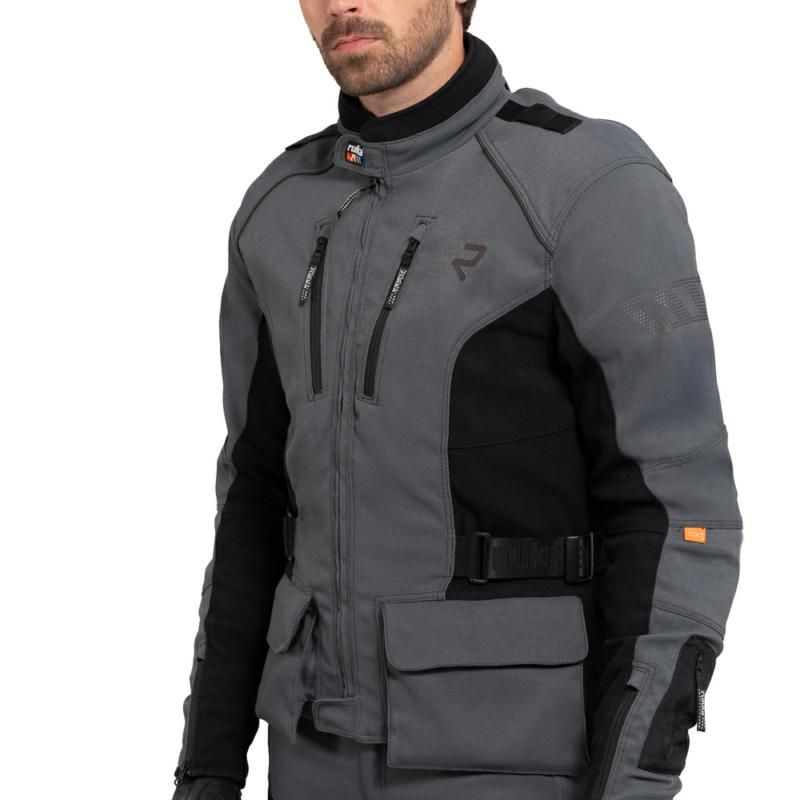 Rukka Air Vihti Textile Jacket Grey FREE 1 YEAR Returns, FREE UK Delivery | ThrottleChimp