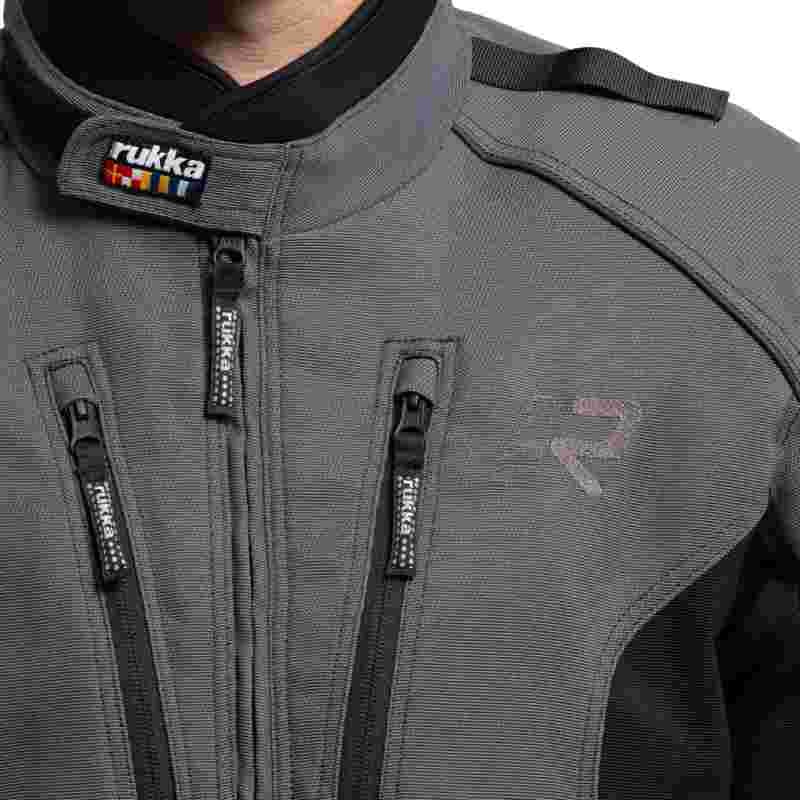 Rukka Air Vihti Textile Jacket Grey FREE 1 YEAR Returns, FREE UK Delivery | ThrottleChimp