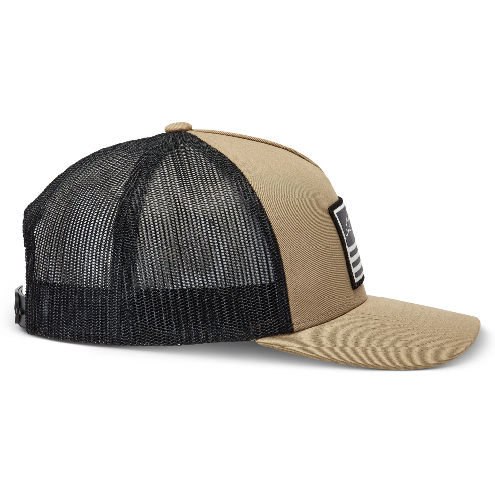 Alpinestars Flag Snapback Cap Sand / Black (Image 4) - ThrottleChimp