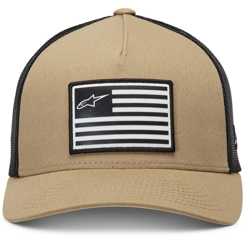 Alpinestars Flag Snapback Cap Sand / Black (Image 5) - ThrottleChimp