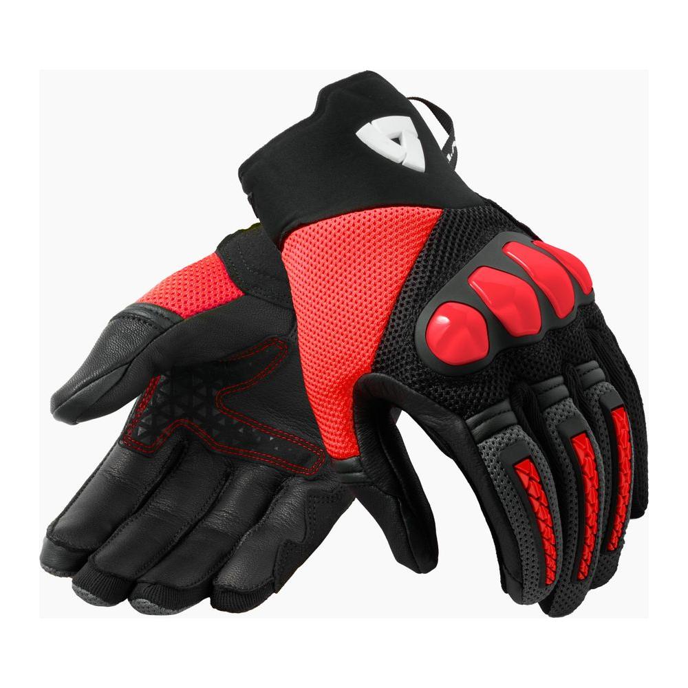 Rev'it! Speedart Air Mesh Textile Gloves Black / Neon Red