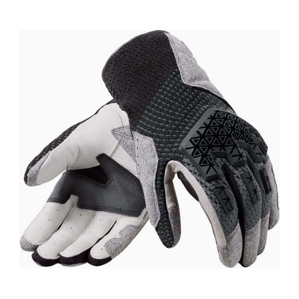 Rev'it! Offtrack 2 Touring Leather Gloves Black / Silver