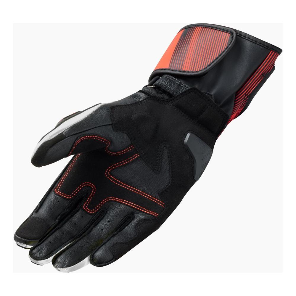 Rev'it! Metis 2 Leather Gloves Black / Neon Red