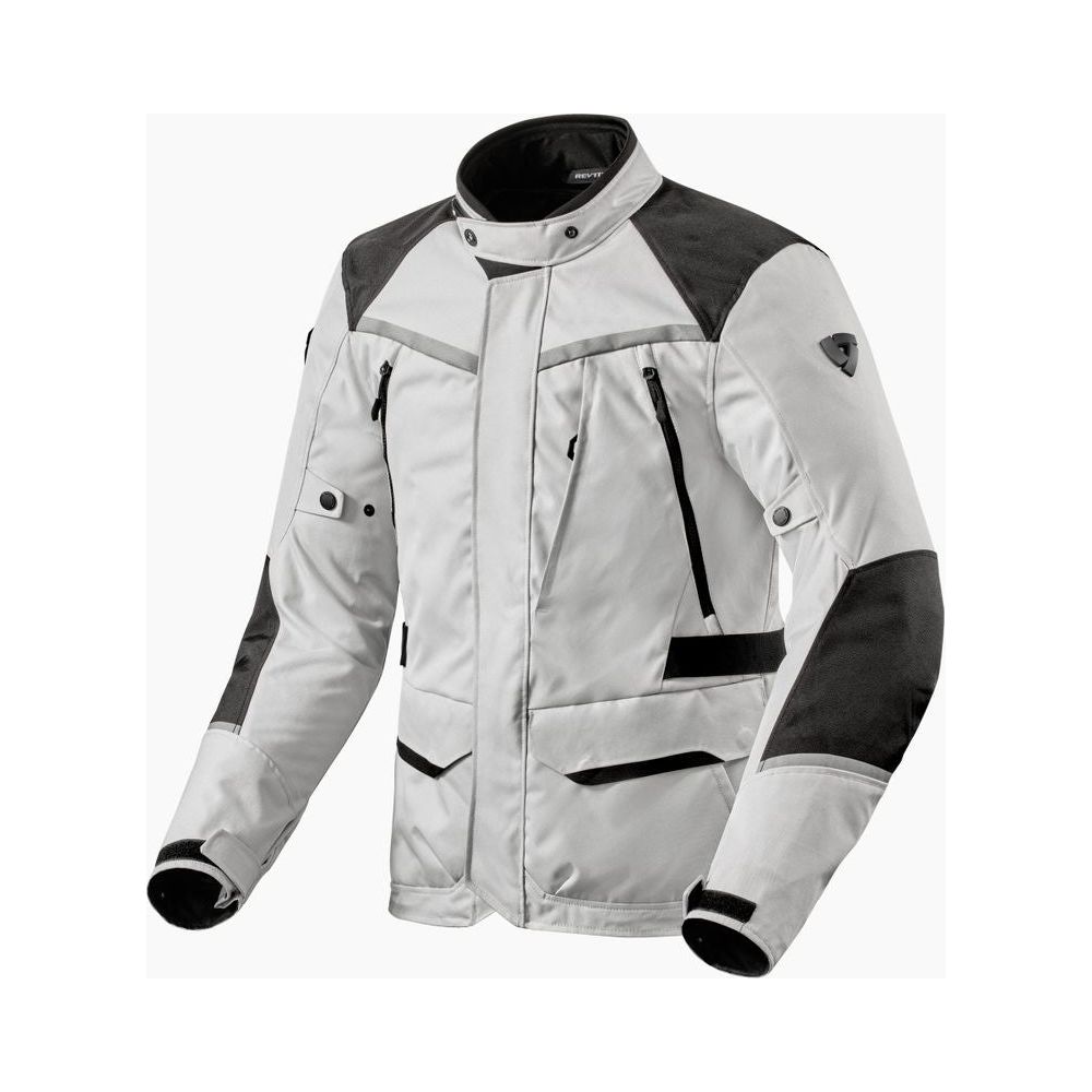 Rev'it! Voltiac 3 H2O Textile Jacket Silver / Black