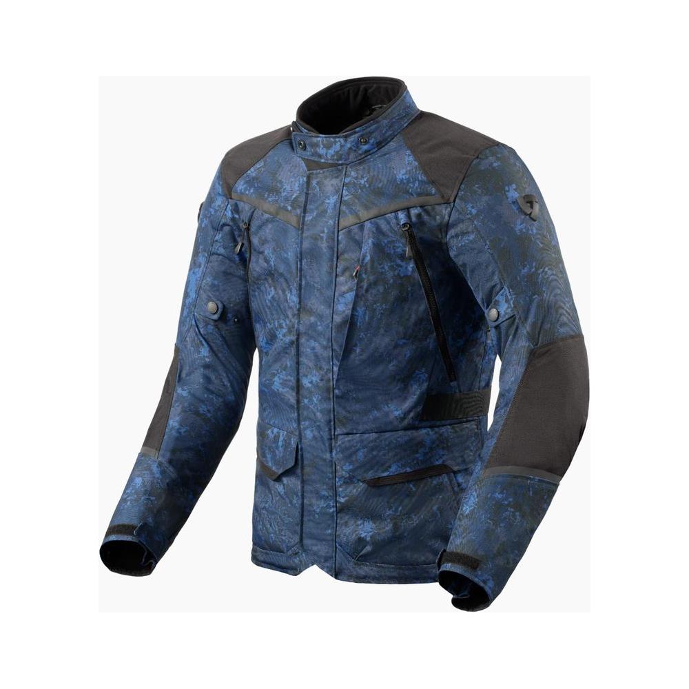 Rev'it! Voltiac 3 H2O Textile Jacket Camo Blue