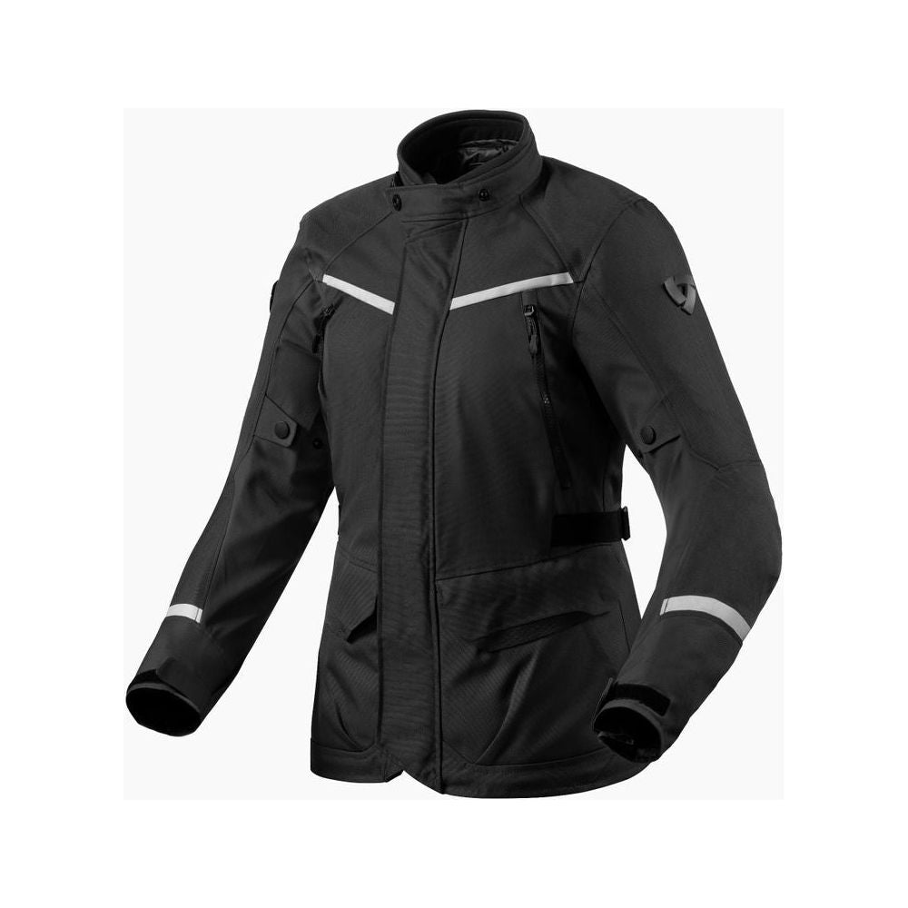 Rev'it! Voltiac 3 H2O Ladies Textile Jacket Black / Silver