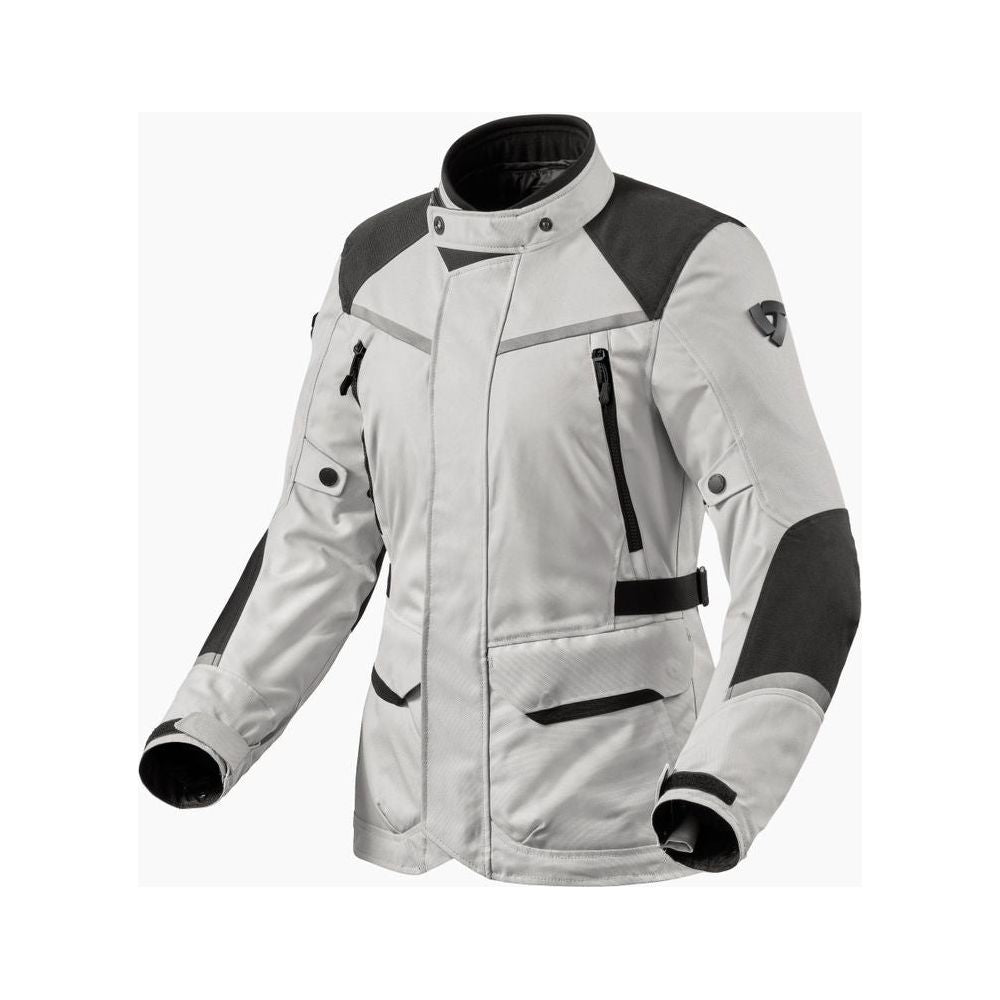 Rev'it! Voltiac 3 H2O Ladies Textile Jacket Silver / Black