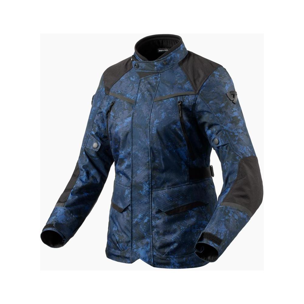 Rev'it! Voltiac 3 H2O Ladies Textile Jacket Camo Blue