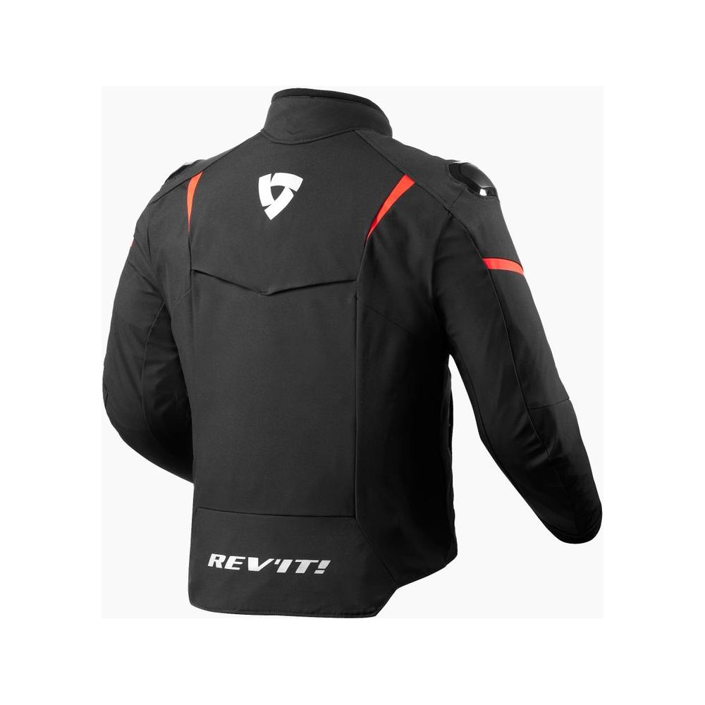 Rev'it! Hyperspeed 2 H2O Textile Jacket Black / Neon Red