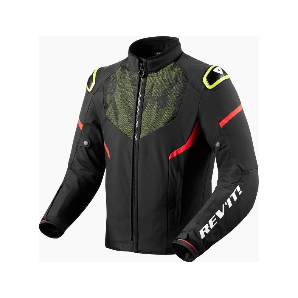 Rev'it! Hyperspeed 2 H2O Textile Jacket Black / Neon Yellow