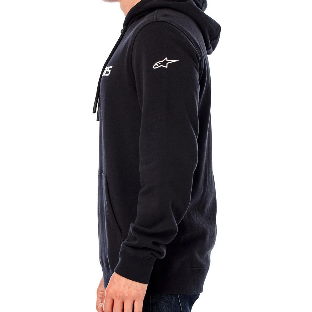 Alpinestars Linear Hoodie Black FREE 1 YEAR Returns, FREE UK Delivery | ThrottleChimp