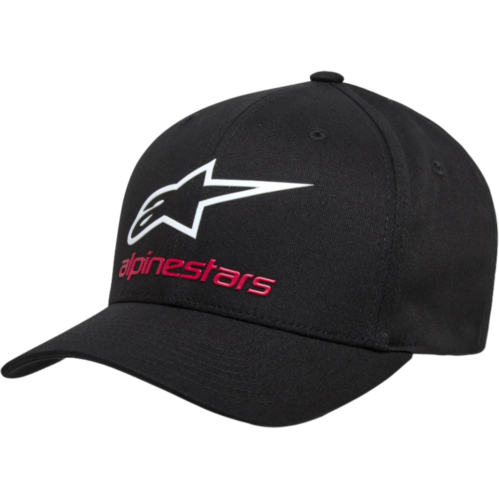 Alpinestars Always 2.0 Cap Black White Red - ThrottleChimp