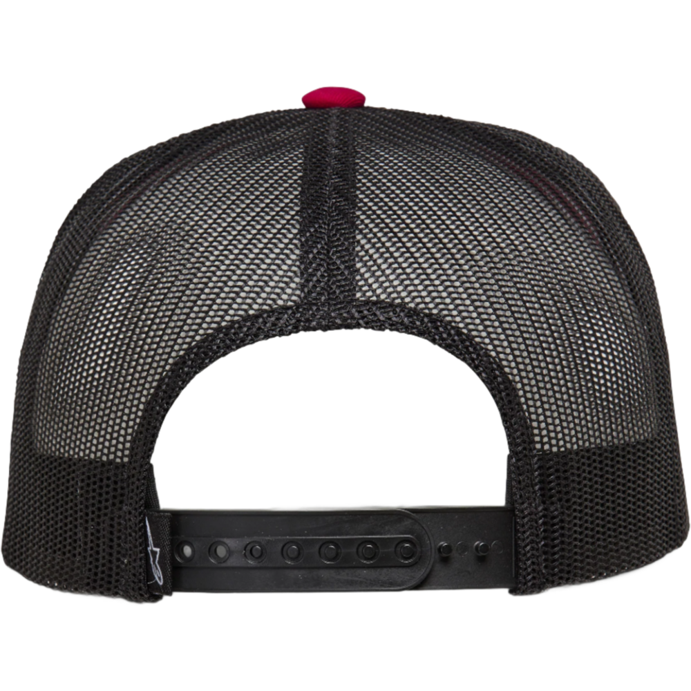 Alpinestars Ride 4.0 Trucker Cap Red / Black / White (Image 3) - ThrottleChimp