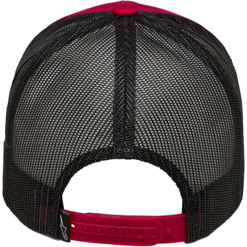 Alpinestars Dunker Trucker Cap Red / Black FREE 1 YEAR Returns, FREE UK Delivery | ThrottleChimp