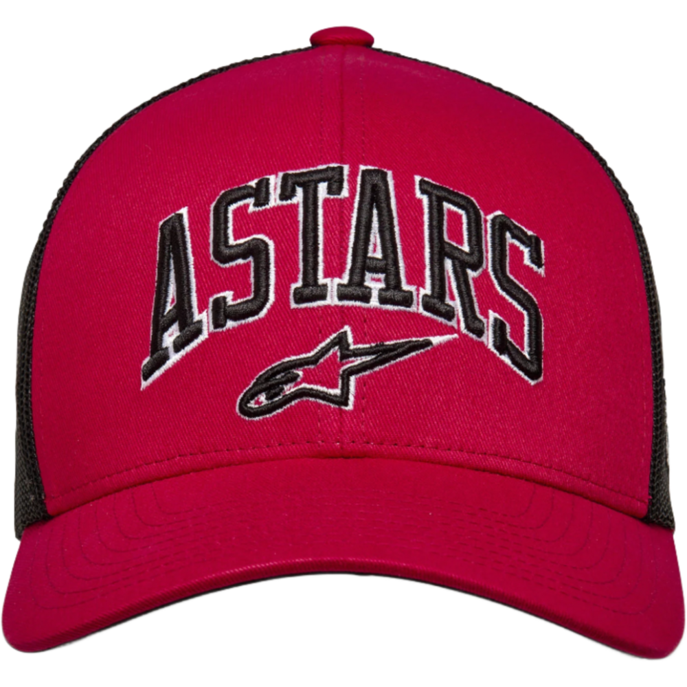 Alpinestars Dunker Trucker Cap Red / Black FREE 1 YEAR Returns, FREE UK Delivery | ThrottleChimp