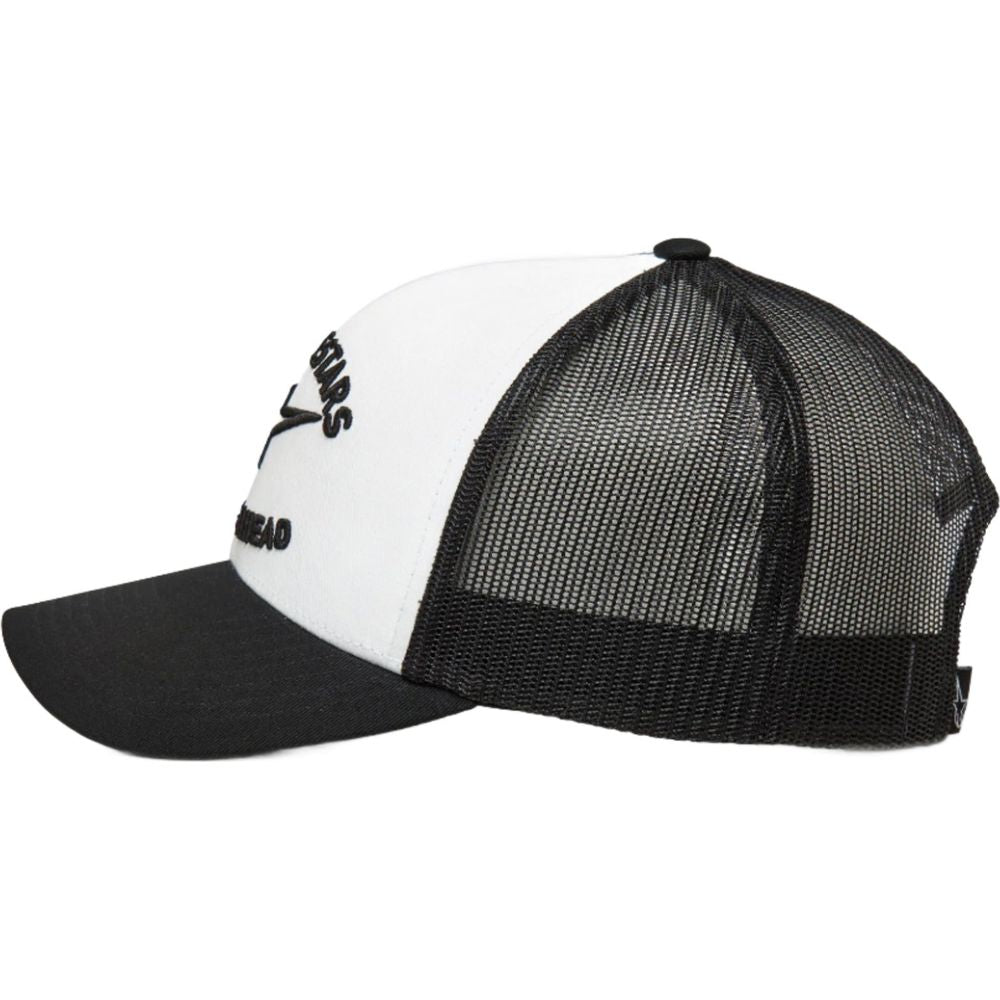 Alpinestars Triple Trucker Cap White / Black / White (Image 3) - ThrottleChimp