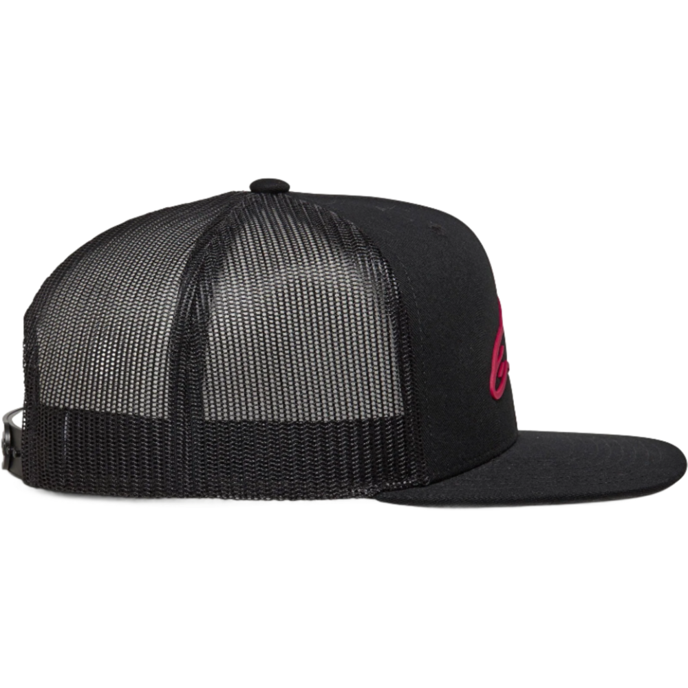 Alpinestars 3D Ageless Trucker Cap Black / Red (Image 4) - ThrottleChimp