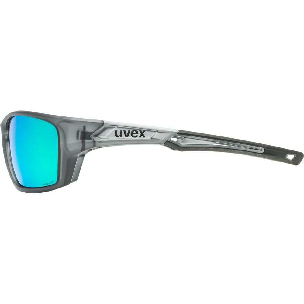 Uvex SP 232 Polarised Sunglasses Matt Smoke (Image 3) - ThrottleChimp