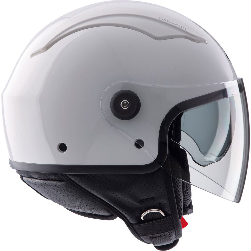 Tucano Urbano EL'Top Open Face Helmet Glossy Ice White (Image 3) - ThrottleChimp