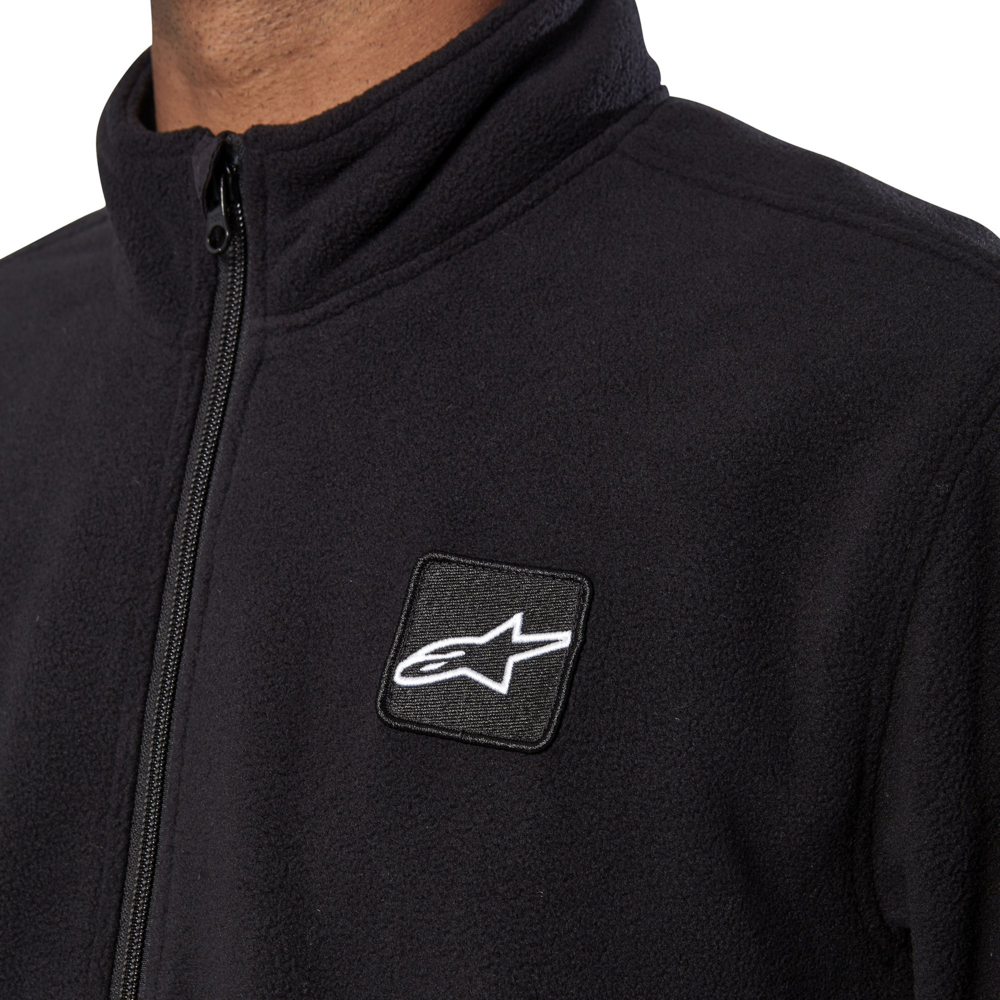 Alpinestars Periphy Polar Fleece Jacket Black (Image 2) - ThrottleChimp