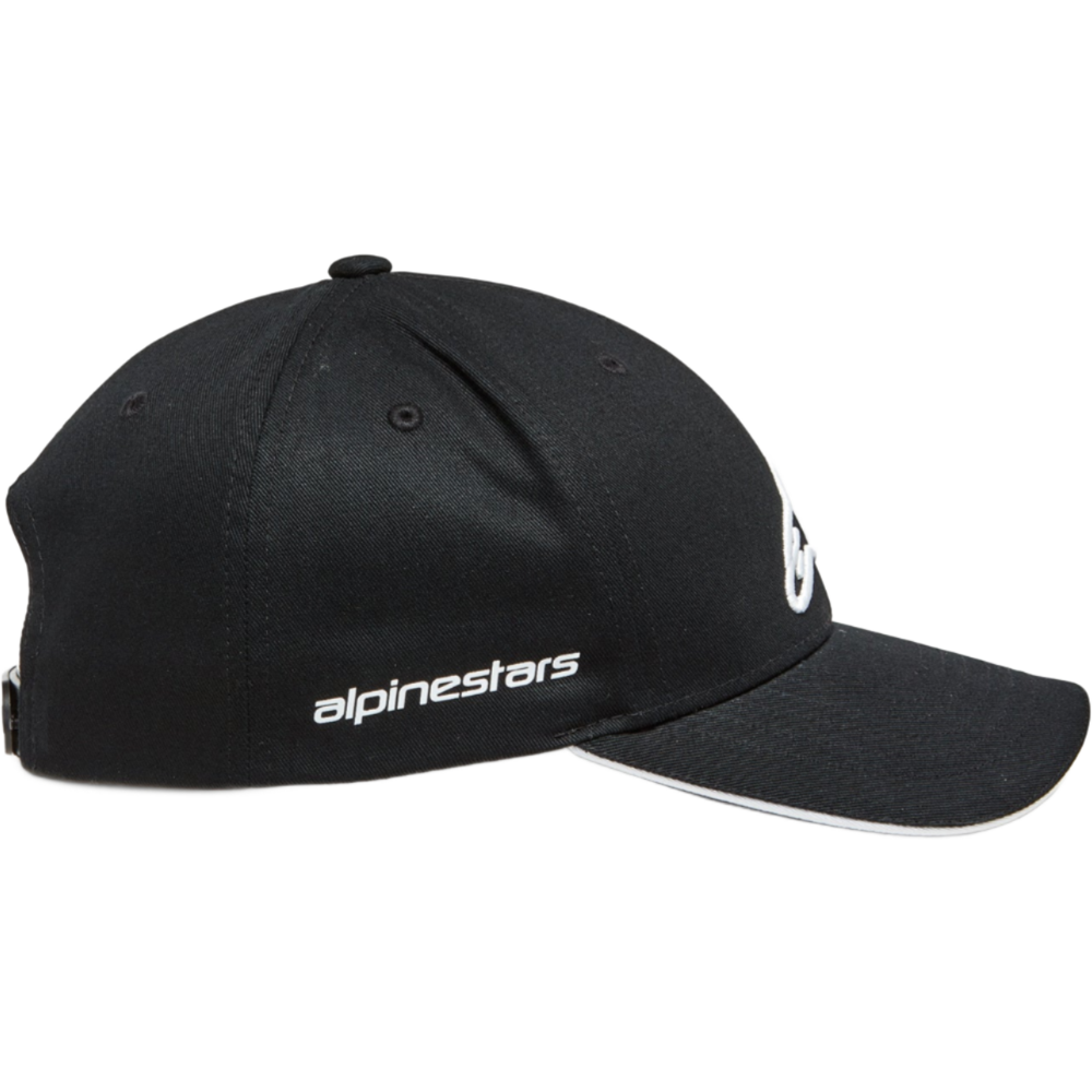 Alpinestars Rostrum Cap Black / White (Image 3) - ThrottleChimp