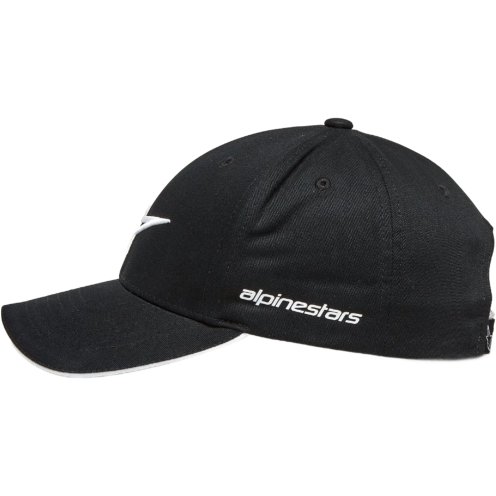 Alpinestars Rostrum Cap Black / White (Image 4) - ThrottleChimp